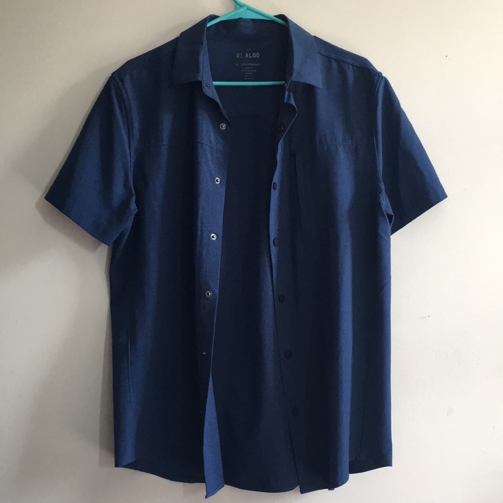 Slim Men’s short sleeve button down